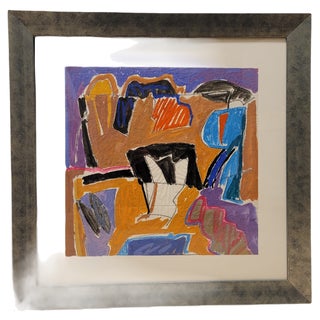 Jorge Vidal, Grupo Simanca Composition, 20th Century, Mixed Media, Framed For Sale