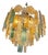 Artistic Multicolor Strip Listelli Murano Glass Chandelier by Simoeng for Simoeng For Sale