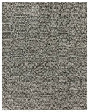 Sanz Flatweave Wool Black Rug - 6'x9'