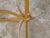 Mid 20th Century Italian Midcentury Gilt Metal Table with Marble Top and In-Curving Stretchers For Sale - Image 5 of 10