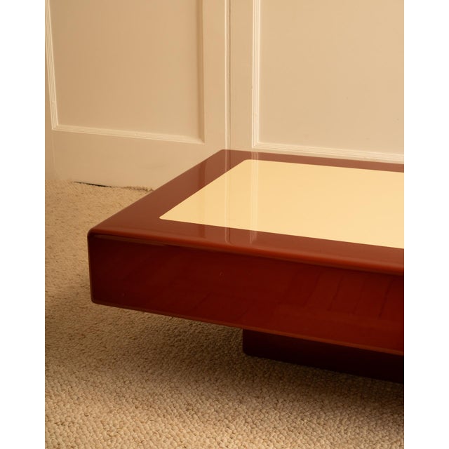 Lacquered Coffee Table, 1970s For Sale - Image 3 of 9