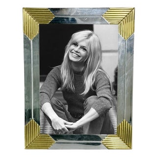 Vintage Metal Photo Frame, France, 1970s For Sale