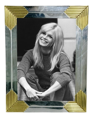 Vintage Metal Photo Frame, France, 1970s