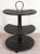 Design Institute of America DIA Black Lacquered Circular Revolving Bar Cart For Sale In Philadelphia - Image 6 of 10