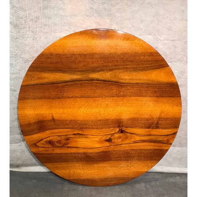 1830 Biedermeier Walnut Table For Sale - Image 4 of 4