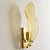 Contemporary Modern Italian Champagne Sanded Leaf Murano Glass Wall Sconces, 4-Piece Set For Sale - Image 3 of 9