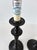 Small Dark Patinated Brass or Bronze Giacometti Style Table Lamps - Pair For Sale - Image 9 of 14