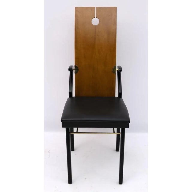 Postmodern Dining Chairs by Pierre Cardin, Italy, 1980s, Set of 4 For Sale - Image 11 of 15