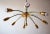 Italian Brass Chandelier by Pietro Chiesa for Fontana Arte, 1940s For Sale - Image 6 of 9