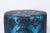 Pair of Moroccan Art Deco Style Round Upholstered Pouf Stools, American, 1980 For Sale - Image 4 of 11