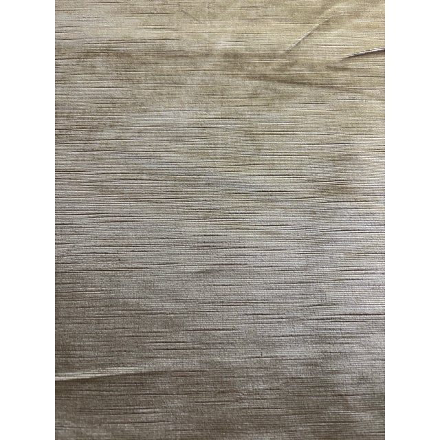 5.56 Yards of Velvet Fabric in Tan Colorway. For Sale - Image 4 of 4