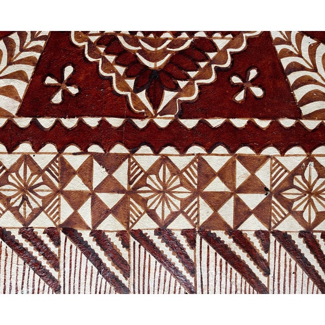 Textile Late 20th Century Tapa Cloth For Sale - Image 7 of 10