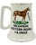 Ceramic Vintage Quarterhouse Show 1977 Equestrian Horse Ceramic Mug For Sale - Image 7 of 8