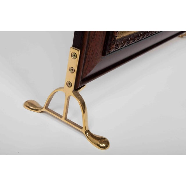 English Orange Tree Tapestry Firescreen For Sale - Image 3 of 3