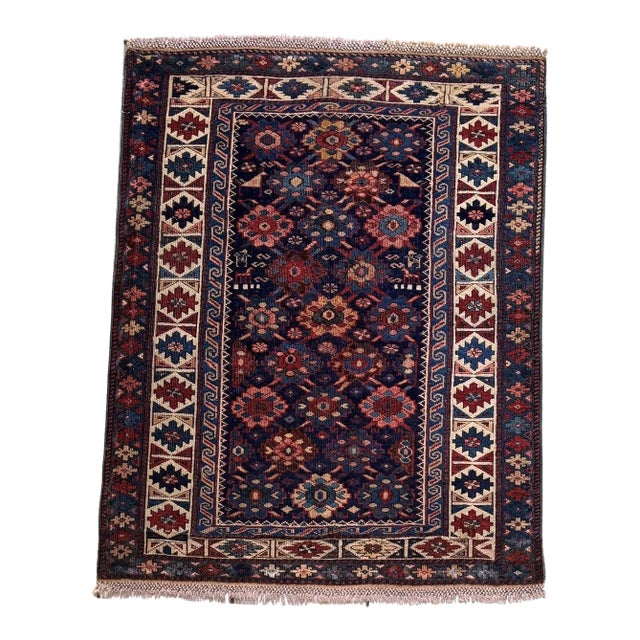 Exceptional Antique Kazak Rug | Bold Geometric Design | 2'8" X 3'8" For Sale