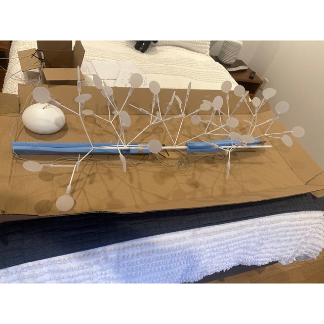 2020s Contemporary Moooi Heracleum Endless Side Mounting Hardware in White Finish Open Box Very Good Negotiable Price For Sale - Image 5 of 5