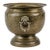 Vintage Hammered Brass Hollywood Regency Cachepot Planter For Sale