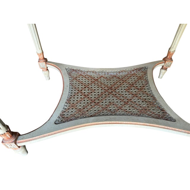 Mid 20th Century Decorated End Tables with Taj Mahal Marble Tops - A Pair For Sale - Image 18 of 18