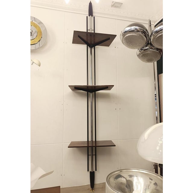 1960s Floor to Ceiling Bookshelf by Carlo Hauner and Martin Eisler for Forma, Italy, 1960s For Sale - Image 5 of 8