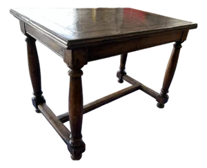 1980's Guy Chaddock Solid Parquet Topped End Table