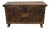 18th Century Oak Chest with Gothic Decoration For Sale