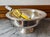 Metal Vintage Silver Plate Punch Bowl and Ladle For Sale - Image 7 of 9