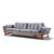 Mid-Century Modern Adrian Pearsall for Craft Associates Mid Century Gondola Sofa For Sale - Image 3 of 9