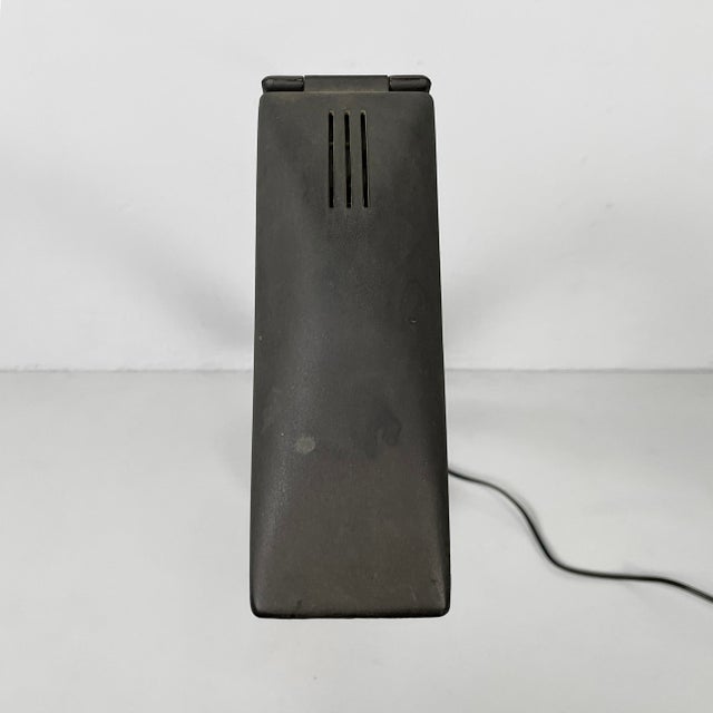 Metal Italian Modern Black Dove Table Lamp by Mario Barbaglia and Marco Colombo for Paf, 1980s For Sale - Image 7 of 16