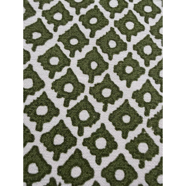 Thibaut Anna French / Thibaut Af9629 Petit Arbre Green on White Fabric 2 Yards For Sale - Image 4 of 6