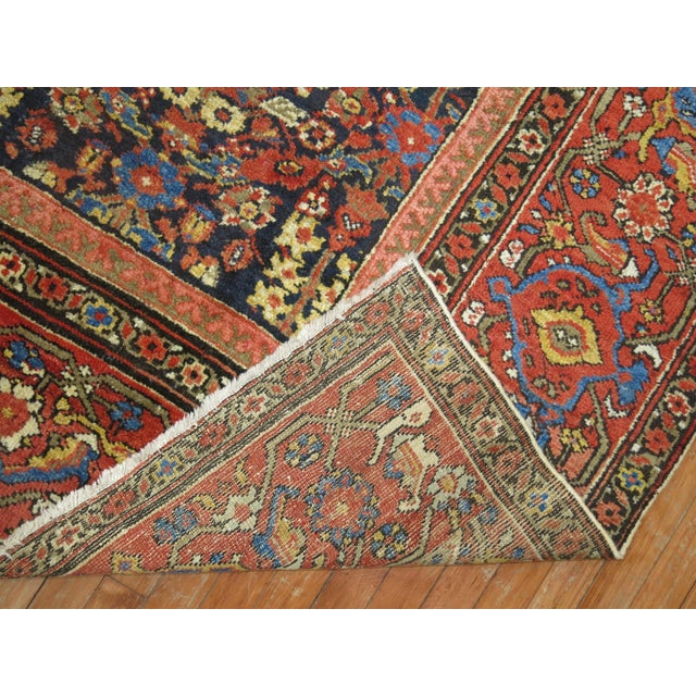 Early 20th Century Antique Mahal Rug - 6'10" x 12'3" For Sale - Image 5 of 10