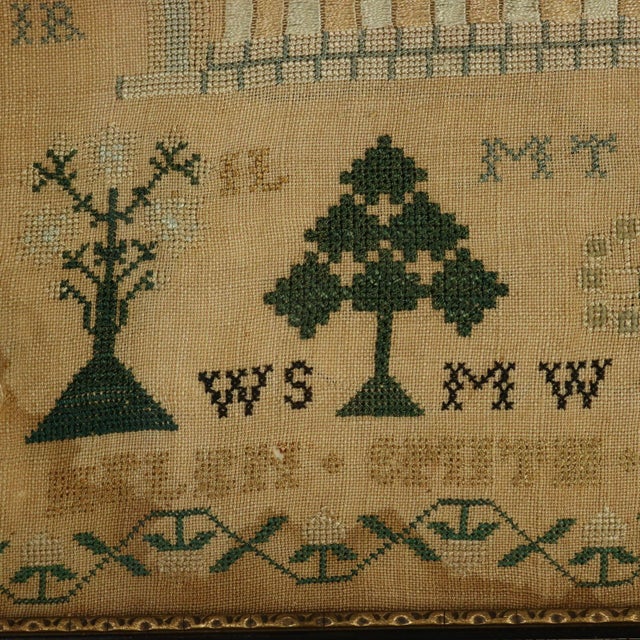 Textile Antique Scottish Sampler, c.1840, by Helen Smith For Sale - Image 7 of 18