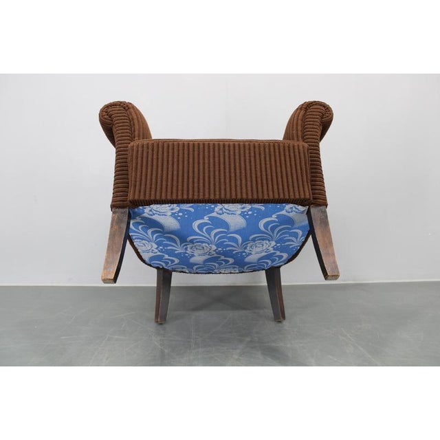 Club Armchair, Czechoslovakia, 1940s For Sale - Image 9 of 14