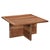 Dimensions: 36"W X 36"D X 18"H The Solid Wood 36" Square Coffee Table with Pull Out Seating Stools is a rustic and...
