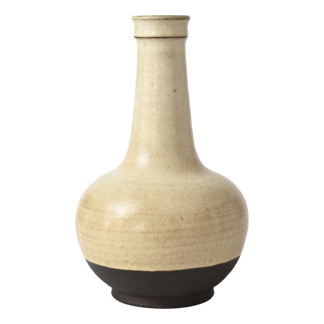 Small Danish Ceramic Vase from Hyllested, 1960s For Sale