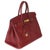 Contemporary Rouge Grenat Chevre de Coromandel Birkin 35 PHW For Sale - Image 3 of 9