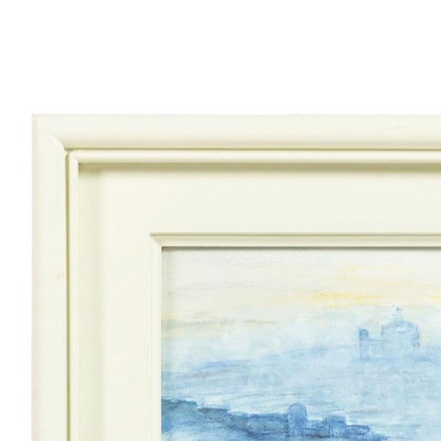 Painting - Levi Guerra. "View of Porto". Watercolor on paper. Signed and dated 1984. Dimensions: 29 cm x 40 cm.