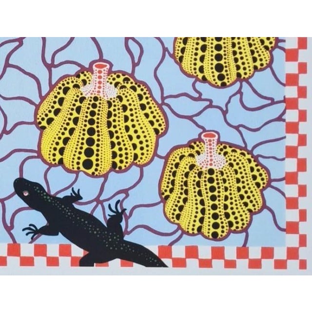 1990s After Yayoi Kusama, Black Lizards, Lithograph, 1990s Reproduction For Sale - Image 5 of 9