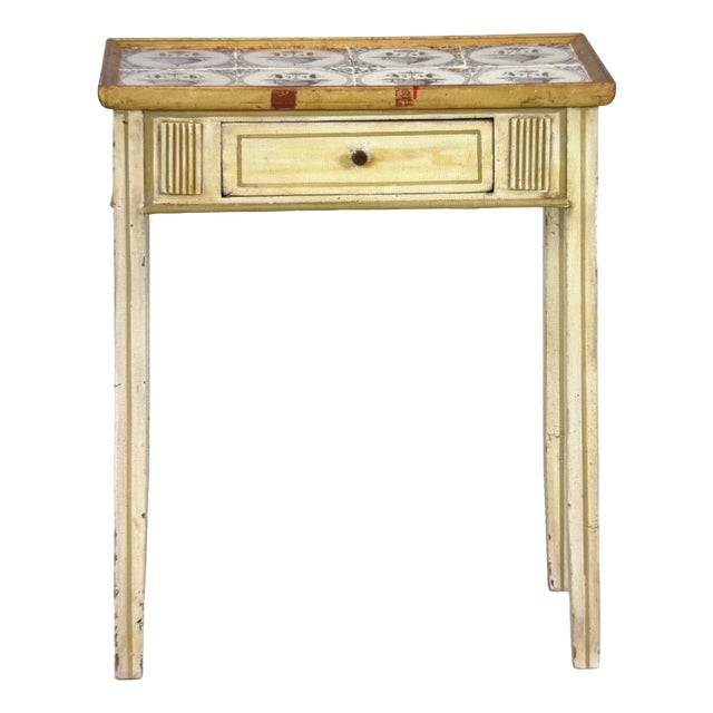 Faience Console Table, 1810 For Sale