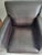 Animal Skin Pair of Bradington-Young Leather Club Chairs For Sale - Image 7 of 14
