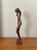 Wood Mid Century Modern Carved Figure Sculpture | in the Style of F. Simeon For Sale - Image 7 of 12