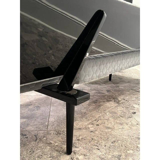 Gray 1960s Czech Modernist Piano Lacquer Daybed For Sale - Image 8 of 9
