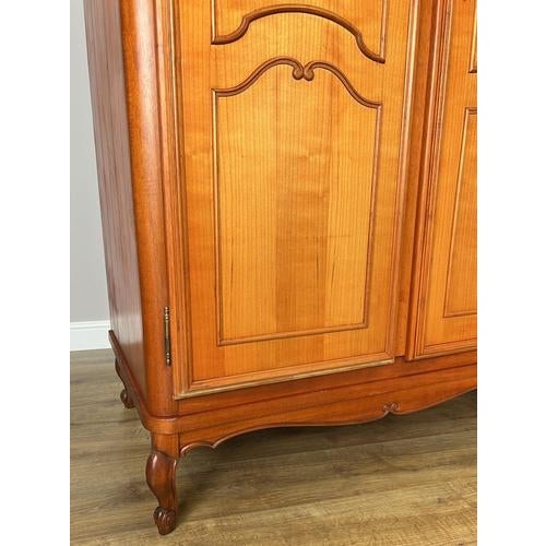 Wardrobe Vintage French Louis Xvi Style Five Door Carved Armoire Lot 4845 For Sale - Image 5 of 13