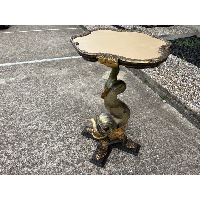 Gold 19th Century Venetian Giltwood Grotto Table For Sale - Image 8 of 14