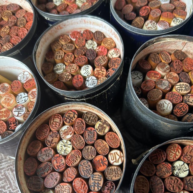 Japanese Metal Case Hanko-Shi, 1960s For Sale - Image 10 of 18