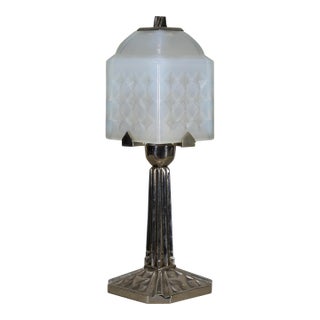 French Art Deco Lamp by Simonet & Dieupart 1930 France For Sale