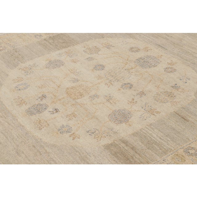 Modern Modern Classics Khotan Style Medallion Natural Silk Rug by Rug & Kilim For Sale - Image 3 of 10