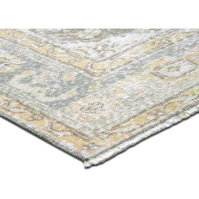 Traditional 1960s Turkish Oushak Rug For Sale - Image 3 of 6