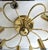 Mid-Century Modern Mid-Century Modern Space Age 10-Light Brass Ceiling Lamp by Honsel Leuchten for Sölken Leuchten, Germany, 1970s For Sale - Image 3 of 18