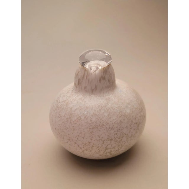 Mid-Century Modern Late 20th Century Hand Blown Art Glass Bird Sculpture For Sale - Image 3 of 11