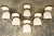 Art Deco Set of 6 French Art Deco Walnut Dining Chairs in Ivory Ribbed Upholstery, 1930s For Sale - Image 3 of 18